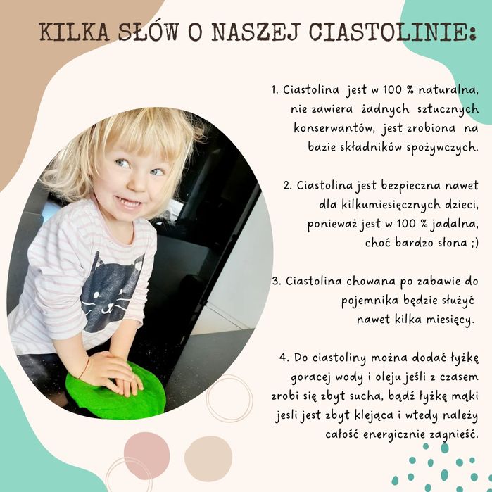 Naturalna ciastolina drewniane stempelki