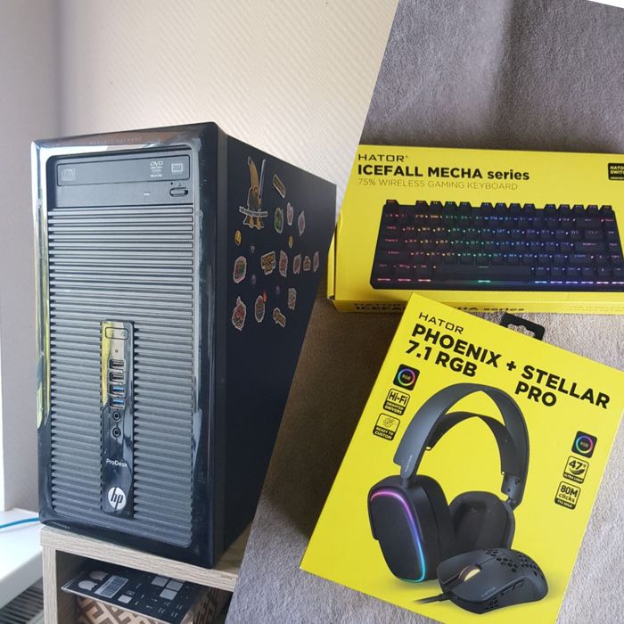 Продам ПК i5-4570 + RX 470 XFX 8GB + Наушники Миша Клавіатура HATOR