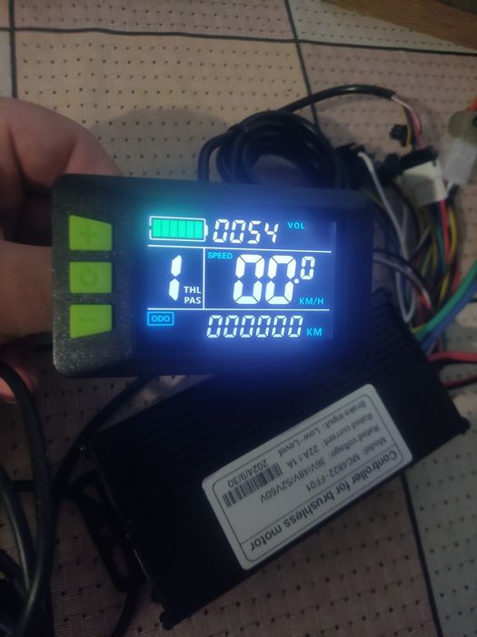 Синусный контроллер с дисплеем 24v/36v/48v/52/60v 350w 500w 1000w 1500