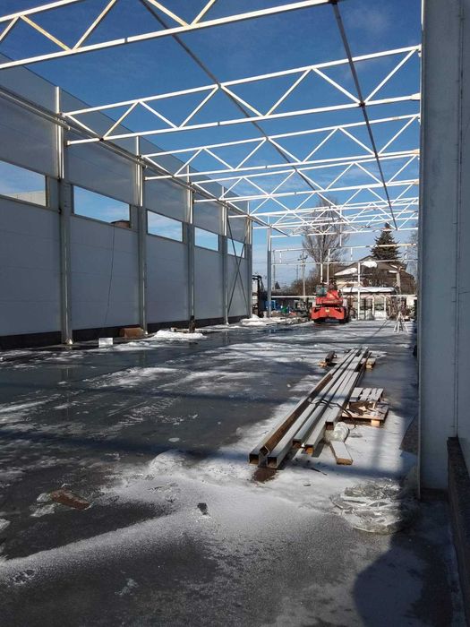 Будівництво ангар склад виробництво сто та комерційні площі під ключ