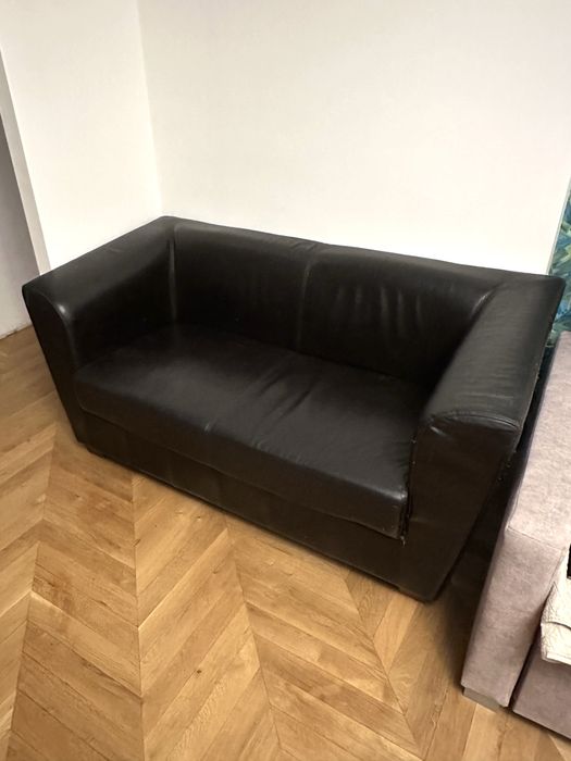 Sofa i 2 fotele ekoskóra