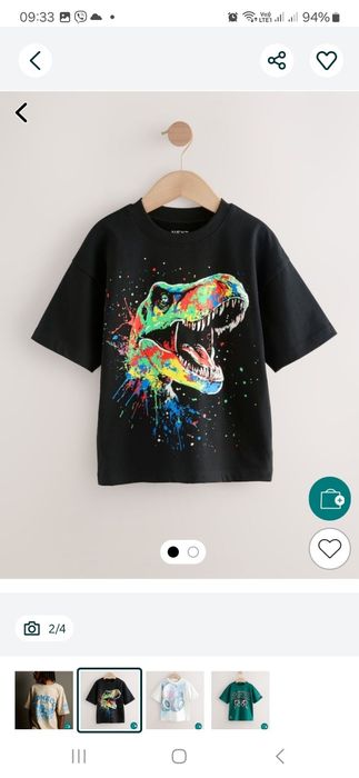 Next 128см футболка нова на хлопчика