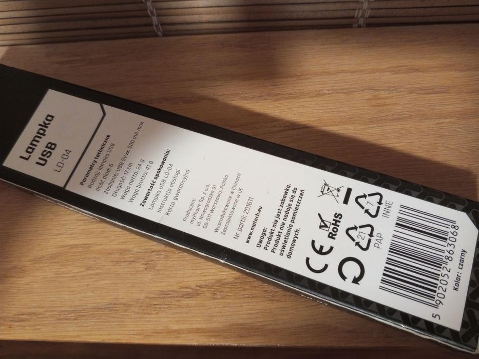 Lampka mini LED do klawiatury