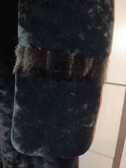 Шуба мутон норка