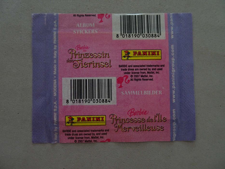 Carteira de cromos fechada Barbie Princesa - Panini