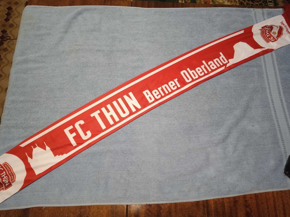 Шарф фанатов ФК Тун FC Thun «Тун» (Fussballclub Thun 1898)