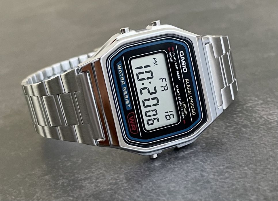 Годинник наручний Casio A158WA-1 vintage новий оригінал