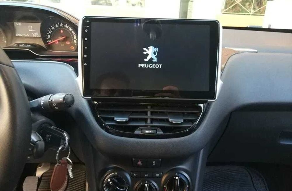 Radio 2 DIN Peugeot 208 e 2008 (4+32 GB) + Android + Carplay e Android