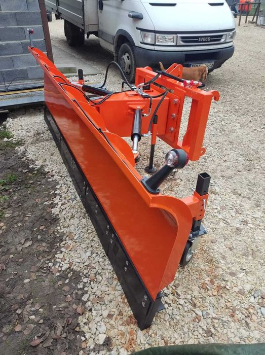 Pług do śniegu komunalny prosty Metal-technik 2,6/3,0m euro/tuz NOWY