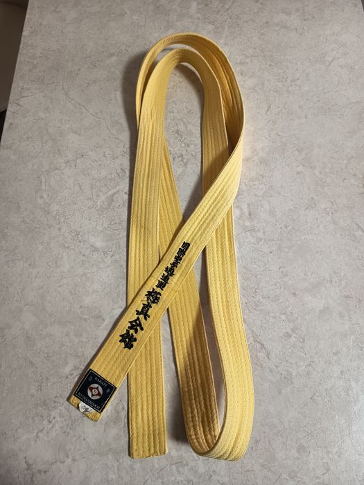 Pas żółty karate kyokushin 240 cm