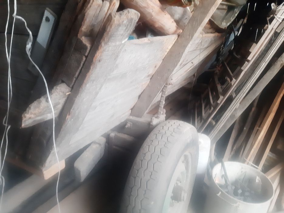 Wóz drewniany do ciągnika