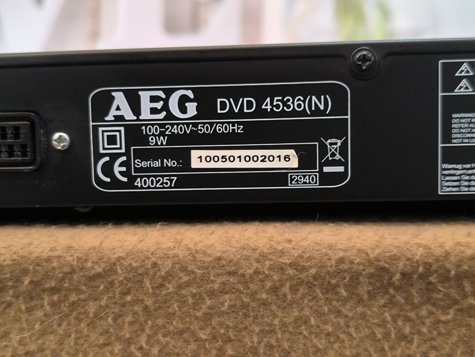 Leitor de DVD AEG