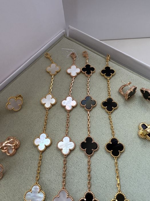 Сережки в стиле Van Cleef Ван клиф