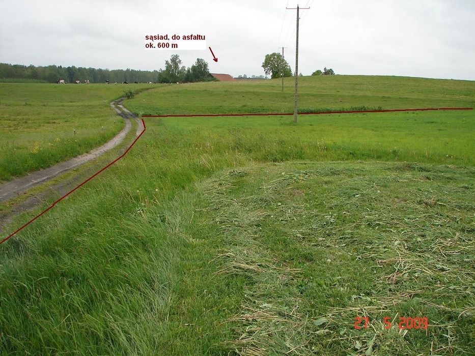 Nowa Różanka działka 1500 mkw