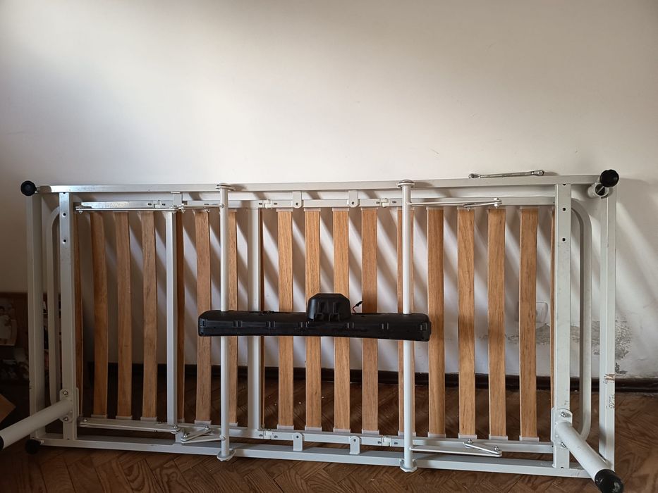 Cama articulada elétrica com gradeamento, colchão,grades e comando incluídos