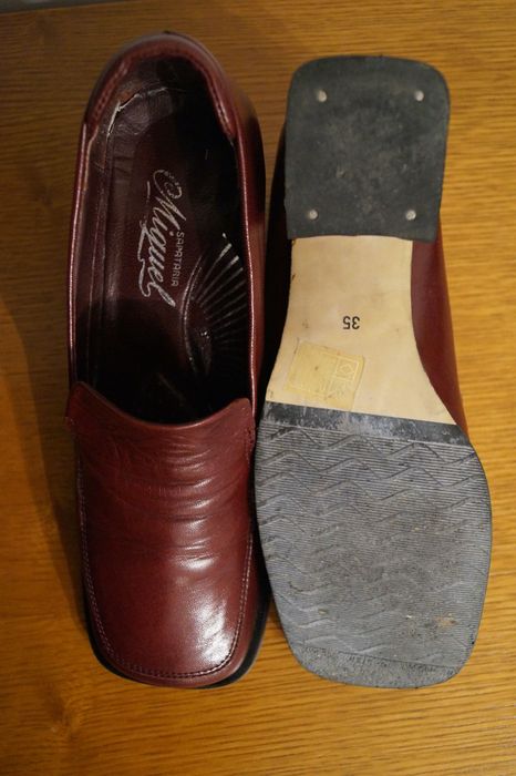 Sapatos Retro Bordeaux