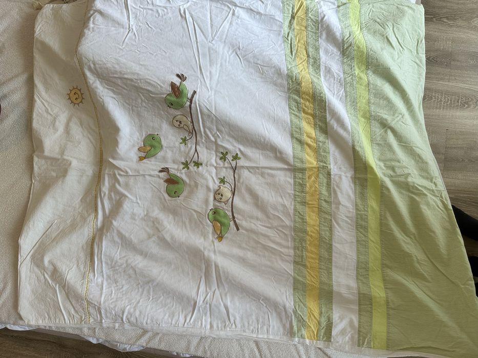 Бортики на кроватку, пододеяльник