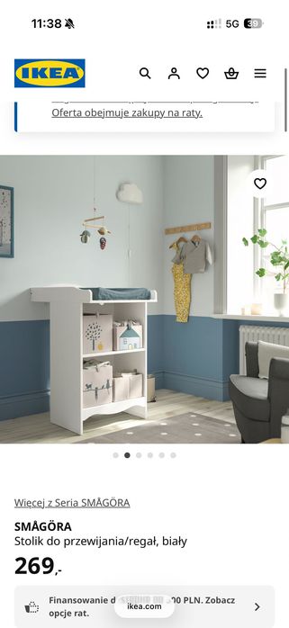 Przewijak Ikea używany