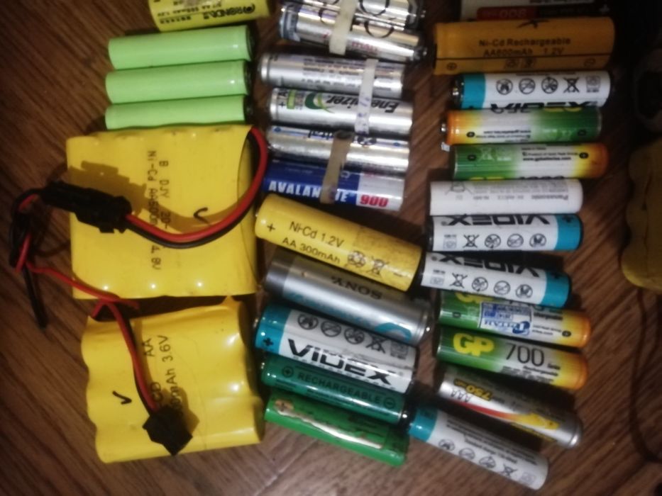 АКБ аккумулятор акумулятор ni cd AA, AAA 80 шт 1 лотом