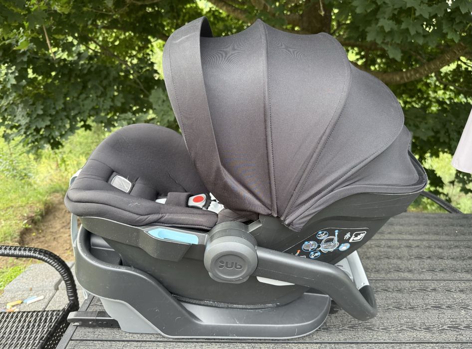 Fotelik samochodowy z bazą UPPAbaby Mesa i-Size nosidełko łupina