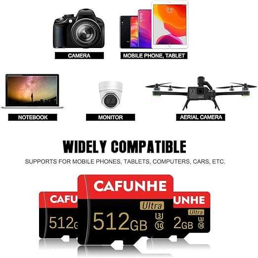 Karta pamięci Micro SD 512 GB Class 10 z adapterem