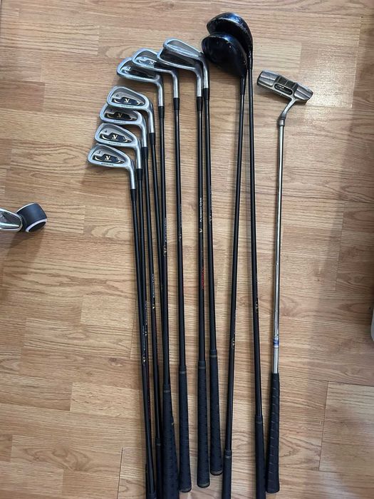 tacos e mala de golfe