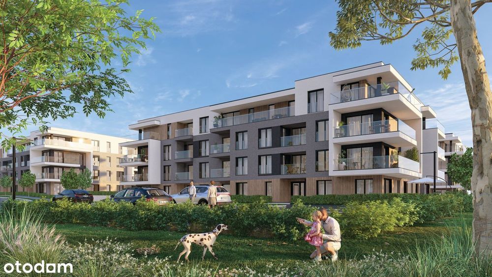 1-pokojowe mieszkanie 32m2 + ogródek Bezpośrednio