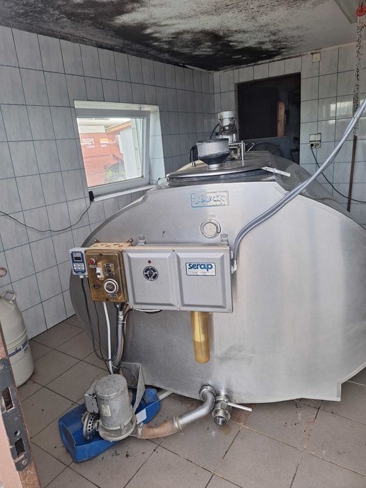 Zbiornik do mleka dojarka przewodowa