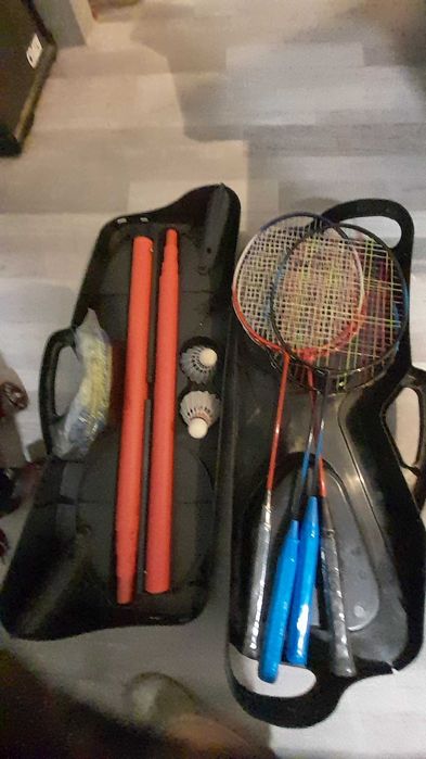 Набір бадминтон Полный комплект сетка +два набора воланчиків 12 шт