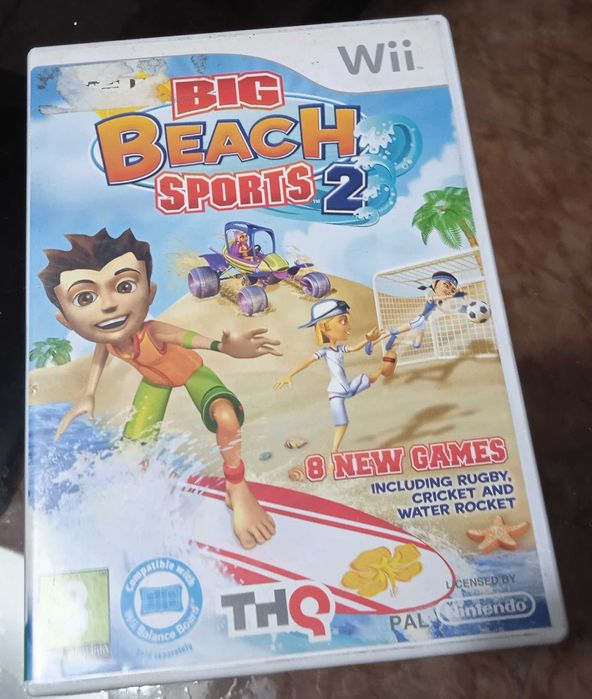 Jogo nintendo Wii big beach sports 2não respondo a SMS.