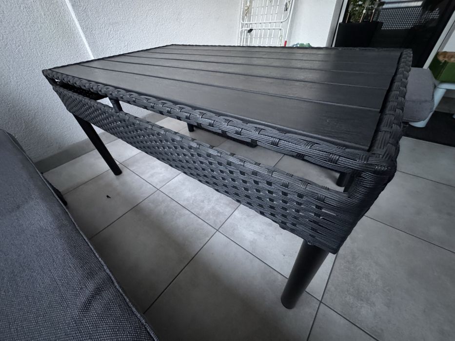 Meble ogrodowe balkon kanapa zestaw