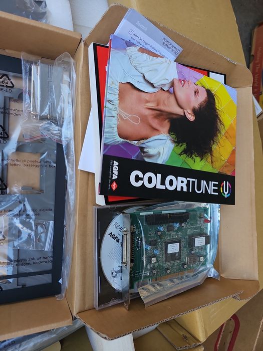 AGFA ARCUS 1200 – profesjonalny skaner graficzny + komplet akcesoriów + oryginalne pudełko