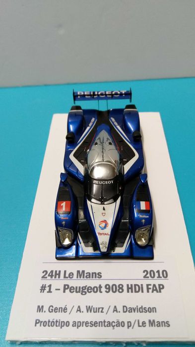 Peugeot 908 HDi FAP #1: Apresentação Equipa p/Le Mans 2010, Spark 1/43