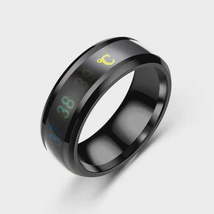 (WYPRZEDAŻ) Inteligentny Pierścień SMART RING Carbon - Stal chirurgiczna (Okazja!!!)