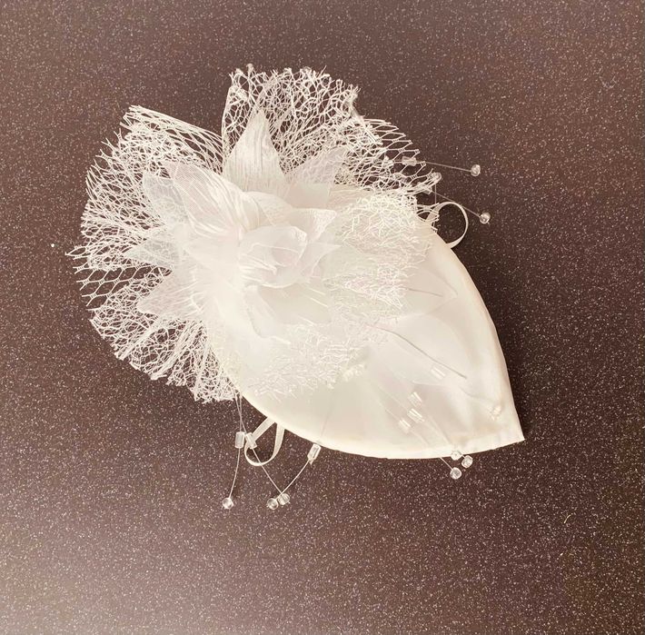 nowy stroik ślubny designerski futurystyczny kryształy wsuwki glamour