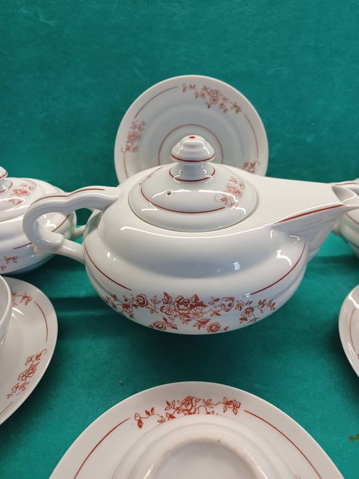 Serviço de chá em porcelana candal