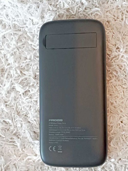 Powerbank Wireless de 10 000 mAh e 2 portas USB