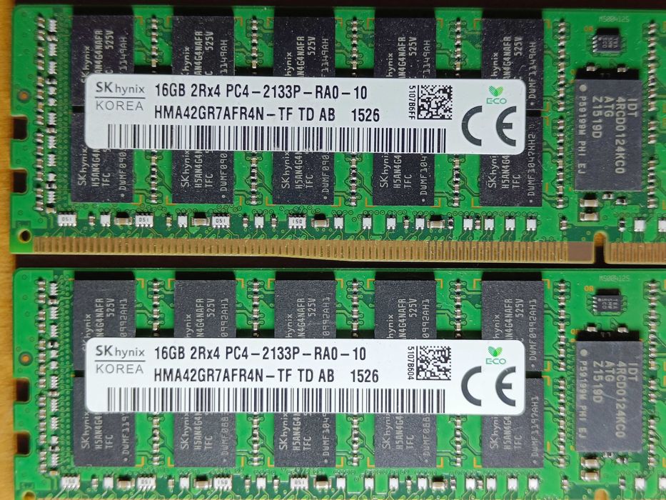 СЕРВЕРНА Оперативна память DDR4 16GB SK Hynix 2133MHz ECC REG X99