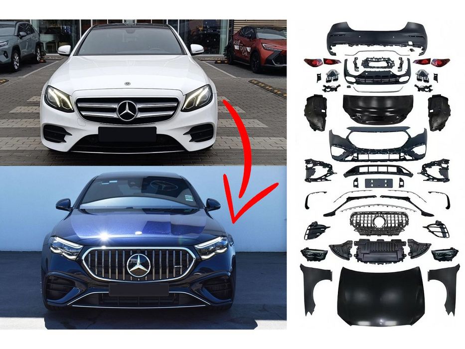 Рестайлінг W214 AMG E53 для Mercedes E-Class W213 2016-2023 | Обвіс