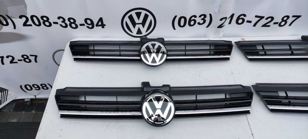 Решотка радіатора VW GOLF 7 Ресталанг під радар європа usa 5G0853653Q