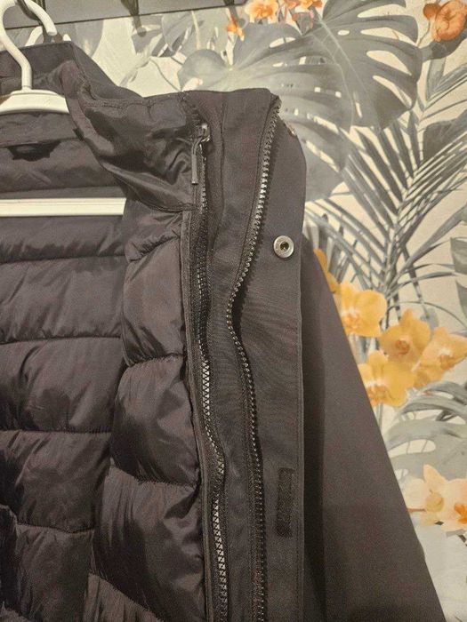 Kurtka męska 4F XL dwuczęściowa 2w1 czarna, jesień–zima