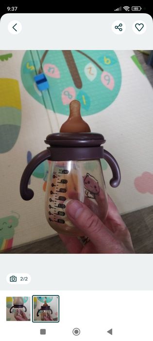 Бутылочка для сидячих деток