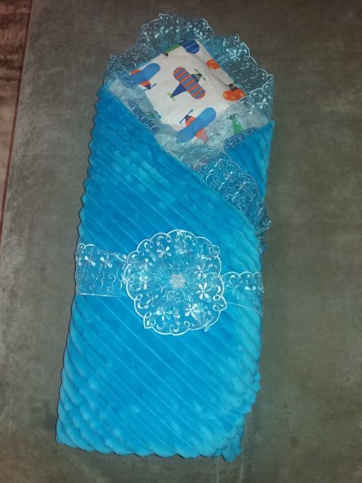 Плед-конверт для новорождённого/конверт на выписку