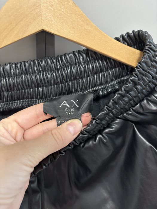 Шкіряні штани спортивні джогери утеплені