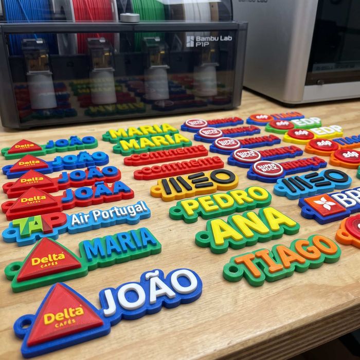 Porta-Chaves Personalizado com sue nome ou logo