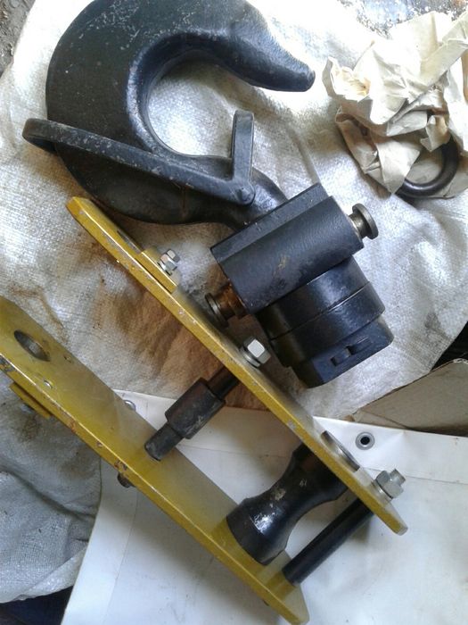 таль ручная червячная 5, 3,2т передвижная стационарная шестереночная