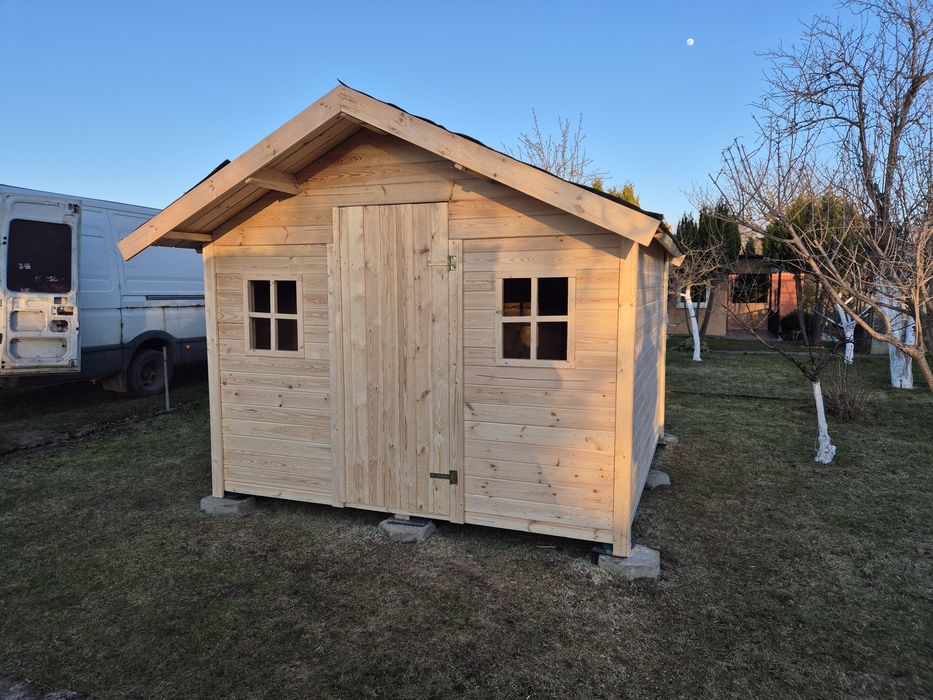 Domek gospodarczy 3x3 m | Drewniany | Możliwy transport
