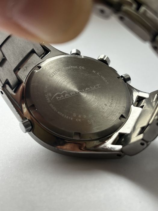 Чоловічий голдинник Citizen Titanium Sapphire