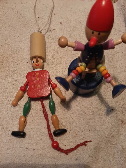 pajacyki drewniane zabawka