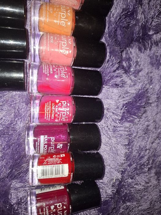 19 Vernizes purple cheios  e novos